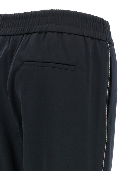 Peserico Blue Cotton Casual Pants