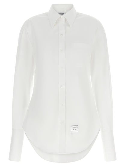 Thom Browne White Cotton Blouse