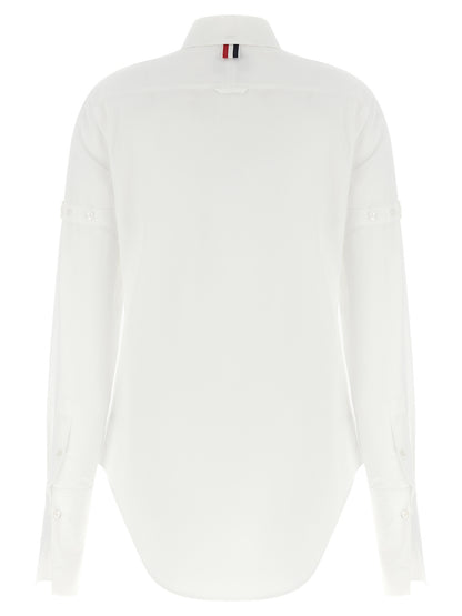 Thom Browne White Cotton Blouse