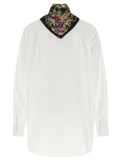 Dolce & Gabbana White Cotton Blouse