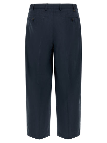 PT Torino Blue Virgin Wool Dress Pants