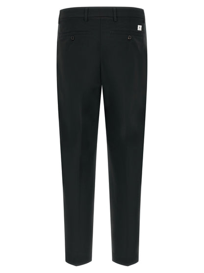 Department 5 Black Polyester Casual Pants