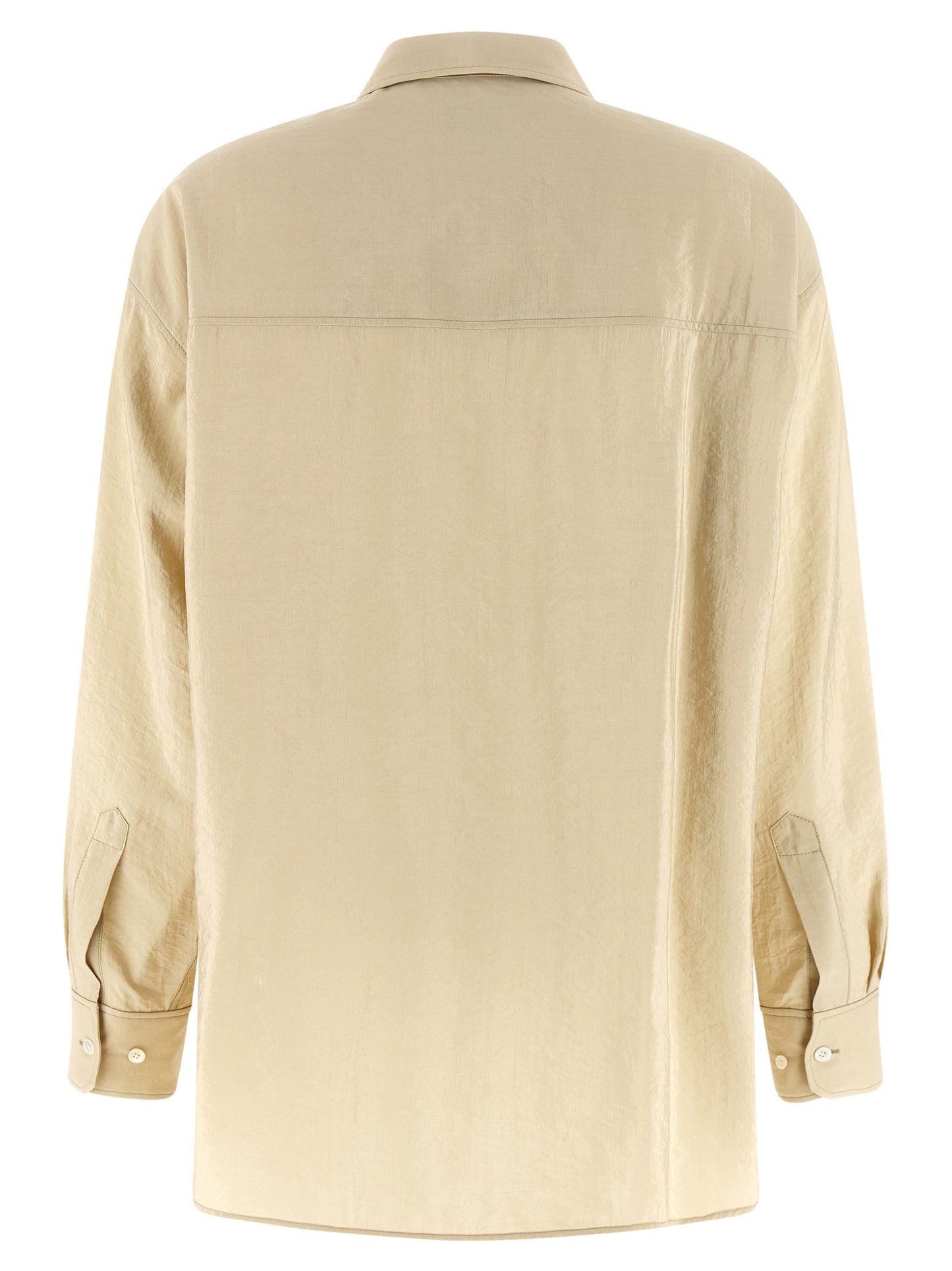 Lemaire Beige Silk Blouse