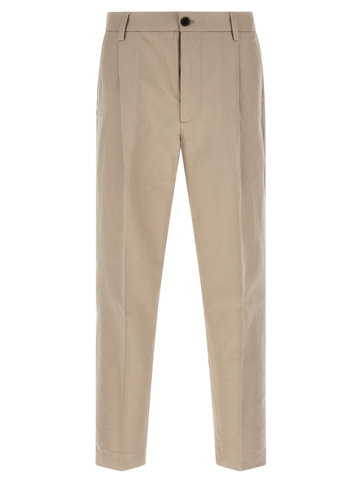 Department 5 Beige Cotton Casual Pants