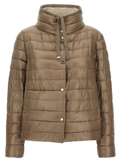 Herno Brown Polyamide Full-Length Jacket