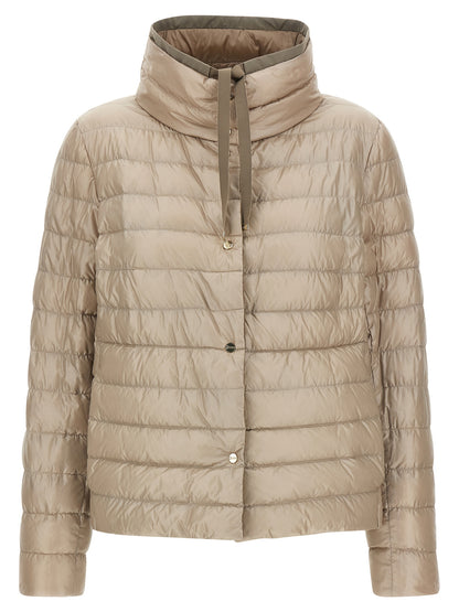 Herno Brown Polyamide Full-Length Jacket