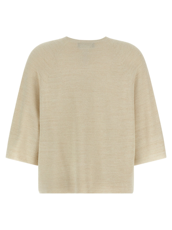 Fabiana Filippi Gold Cotton Cardigan
