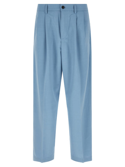 Department 5 Blue Polyester Chino Pants