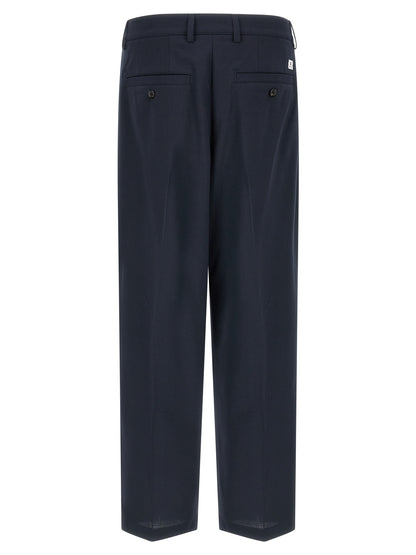 Department 5 Blue Polyester Chino Pants