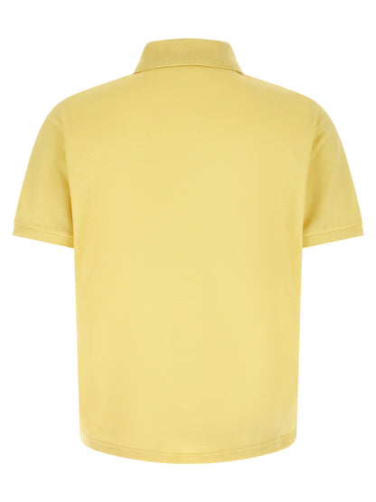 Saint Laurent Bicolor Cotton Polo Shirt
