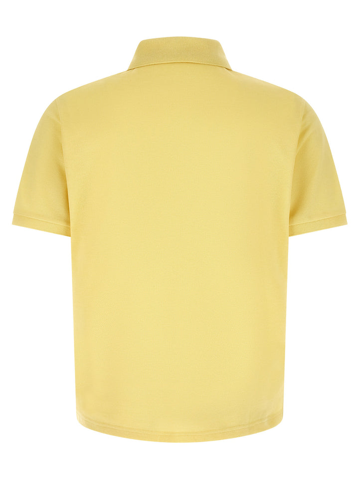 Saint Laurent Bicolor Cotton Polo Shirt