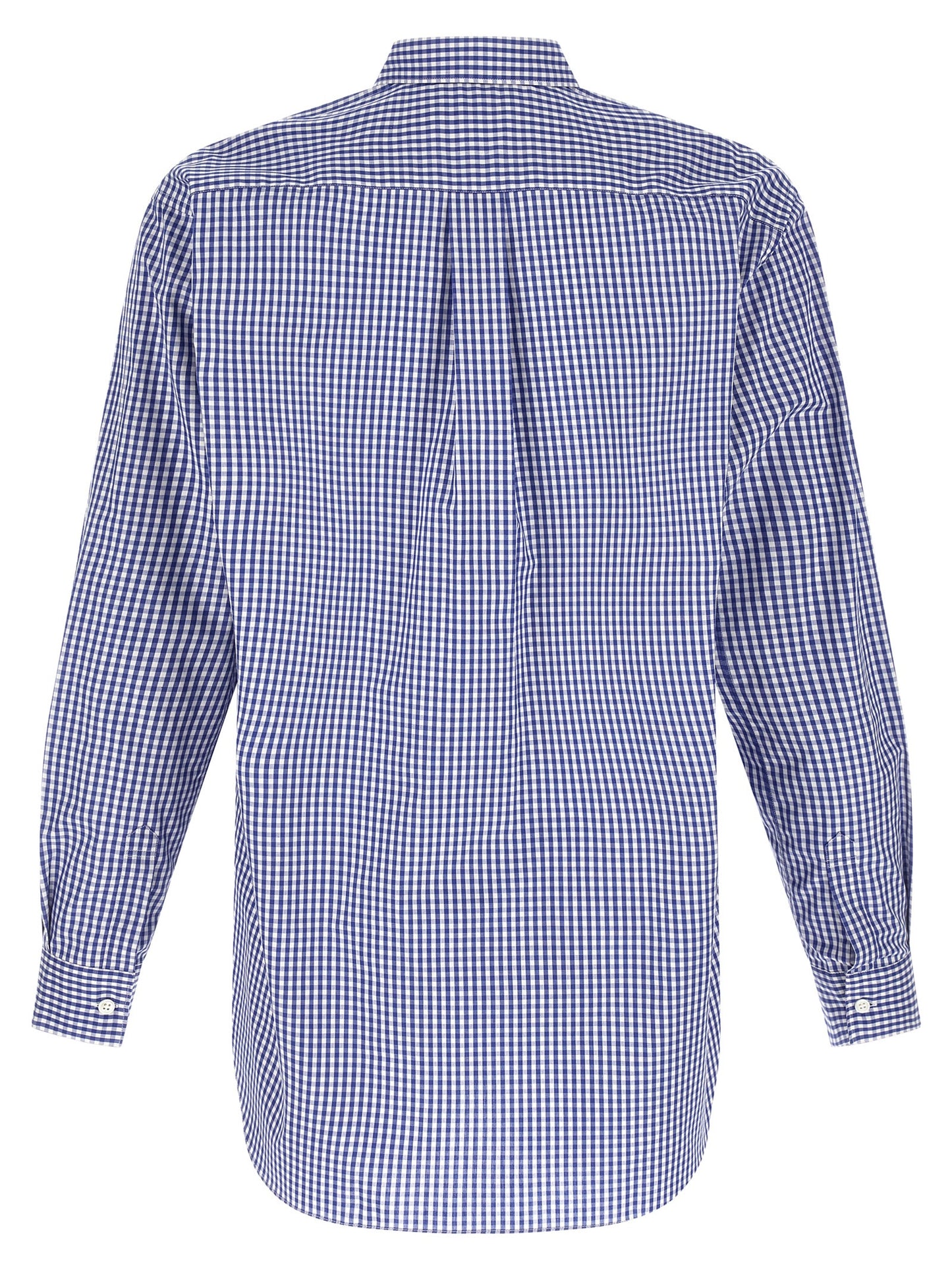 Comme Des Garçons Blue Cotton Blouse