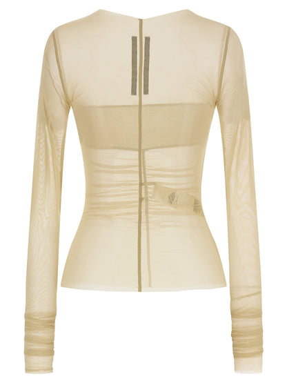 Rick Owens Beige Nylon Shirt