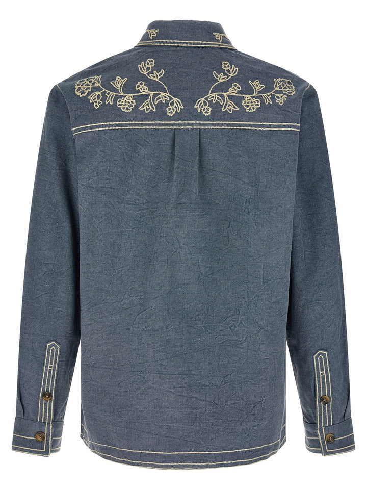 Isabel Marant Blue Cotton Blouse