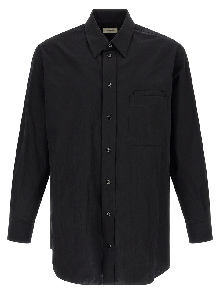 Lemaire Black Cotton Blouse