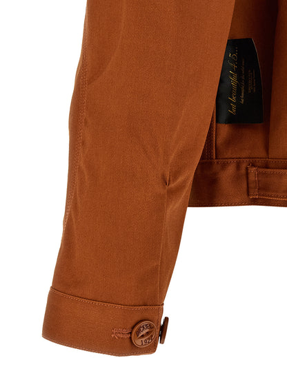 Undercover Brown Polyester Shell Jacket