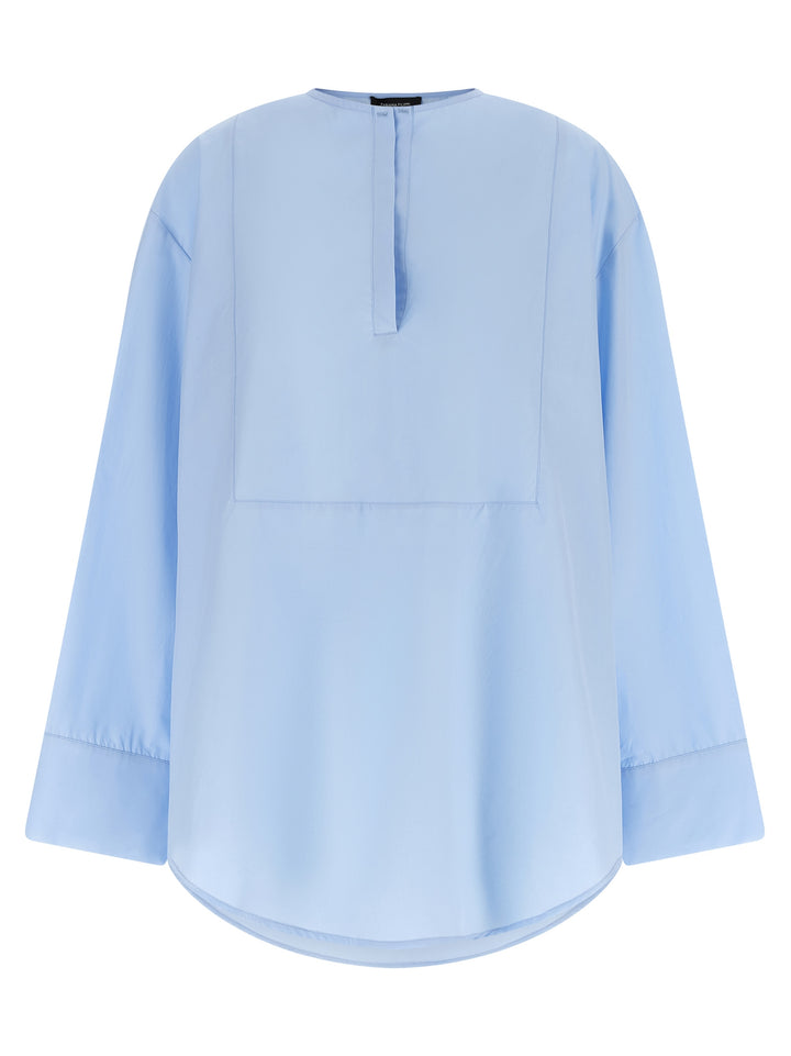 Fabiana Filippi Blue Cotton Blouse