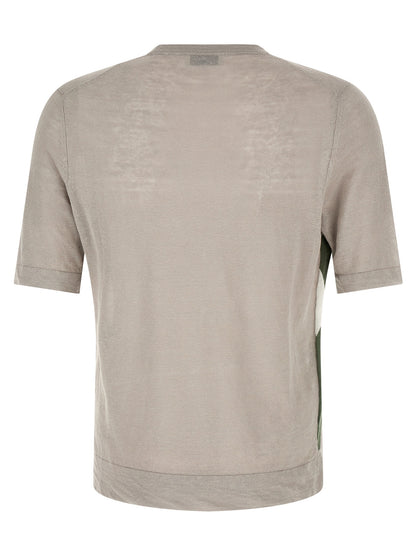 Ballantyne Gray Linen T-Shirt