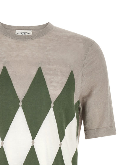 Ballantyne Gray Linen T-Shirt