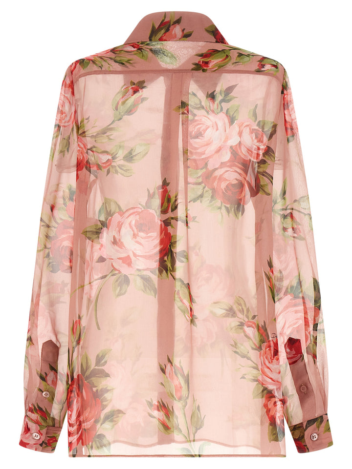 Dolce & Gabbana Multicolor Silk Blouse