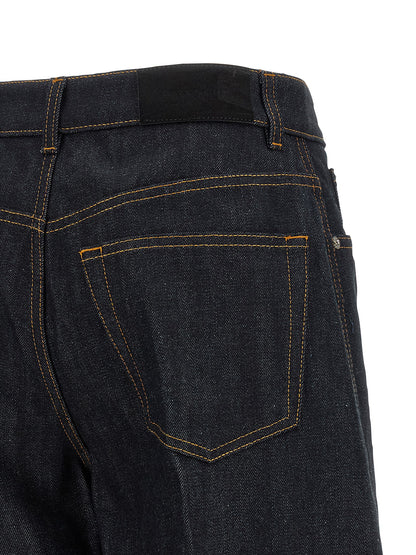 Givenchy Blue Cotton Flared Jeans