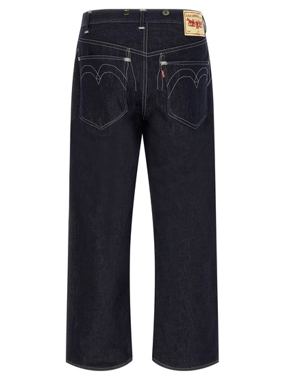 Junya Watanabe Blue Cotton Straight-Leg Jeans