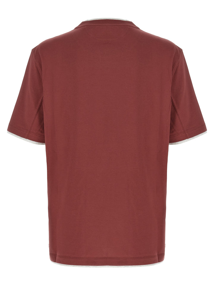 Brunello Cucinelli Multicolor Cotton T-Shirt