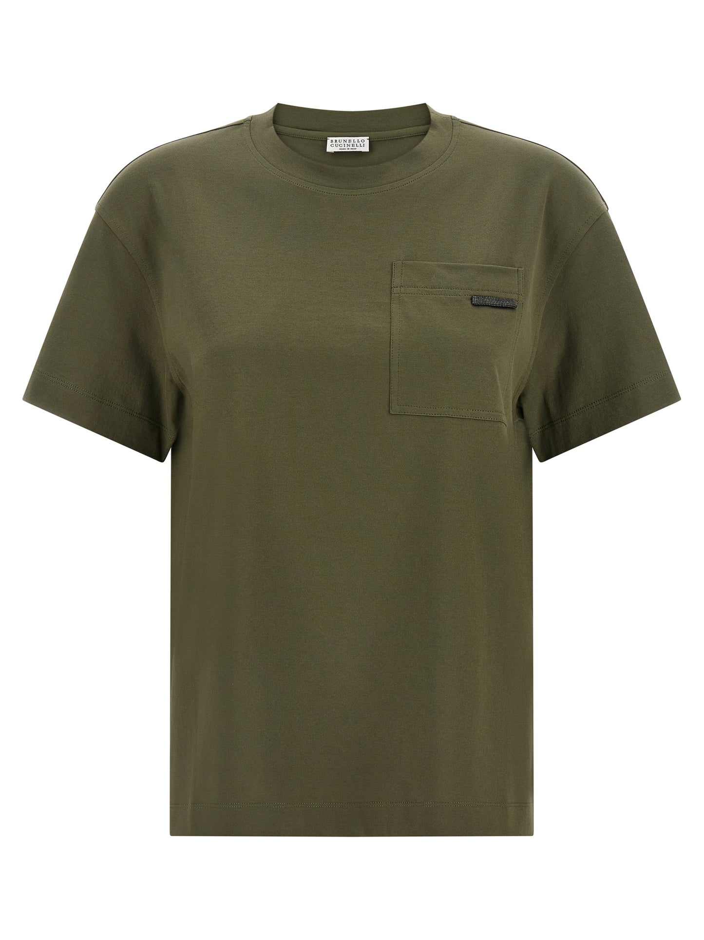 Brunello Cucinelli Bicolor Cotton T-Shirt