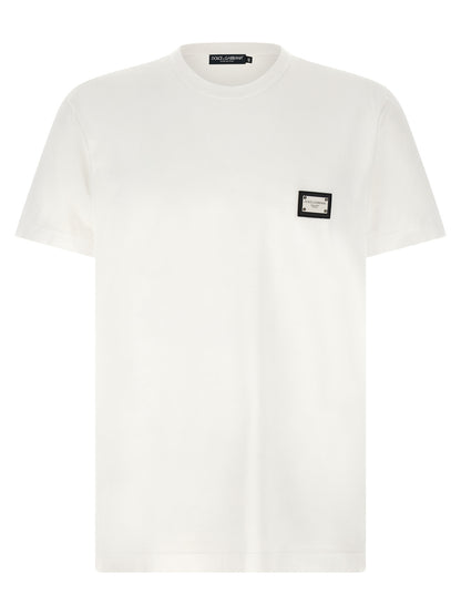 Dolce & Gabbana White Cotton T-Shirt
