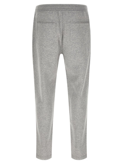 Brunello Cucinelli Gray Cotton Athletic Pants