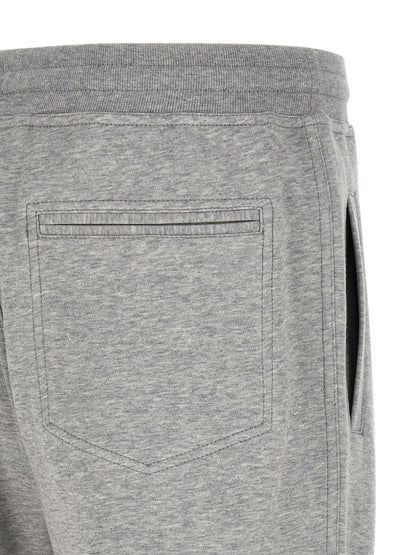 Brunello Cucinelli Gray Cotton Athletic Pants