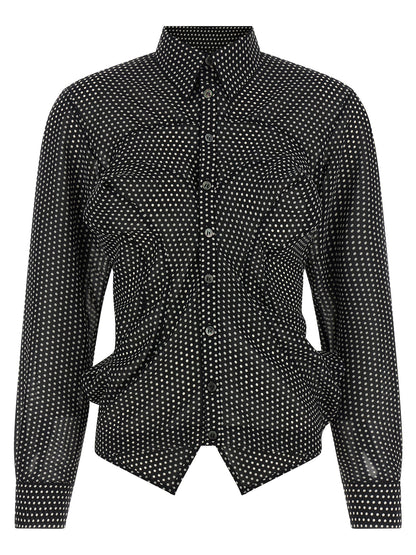 Junya Watanabe Bicolor Polyester Blouse