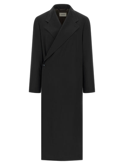 Lemaire Blue Wool Coat