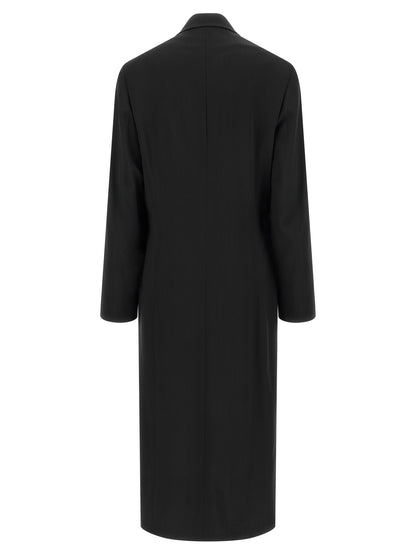 Lemaire Blue Wool Coat