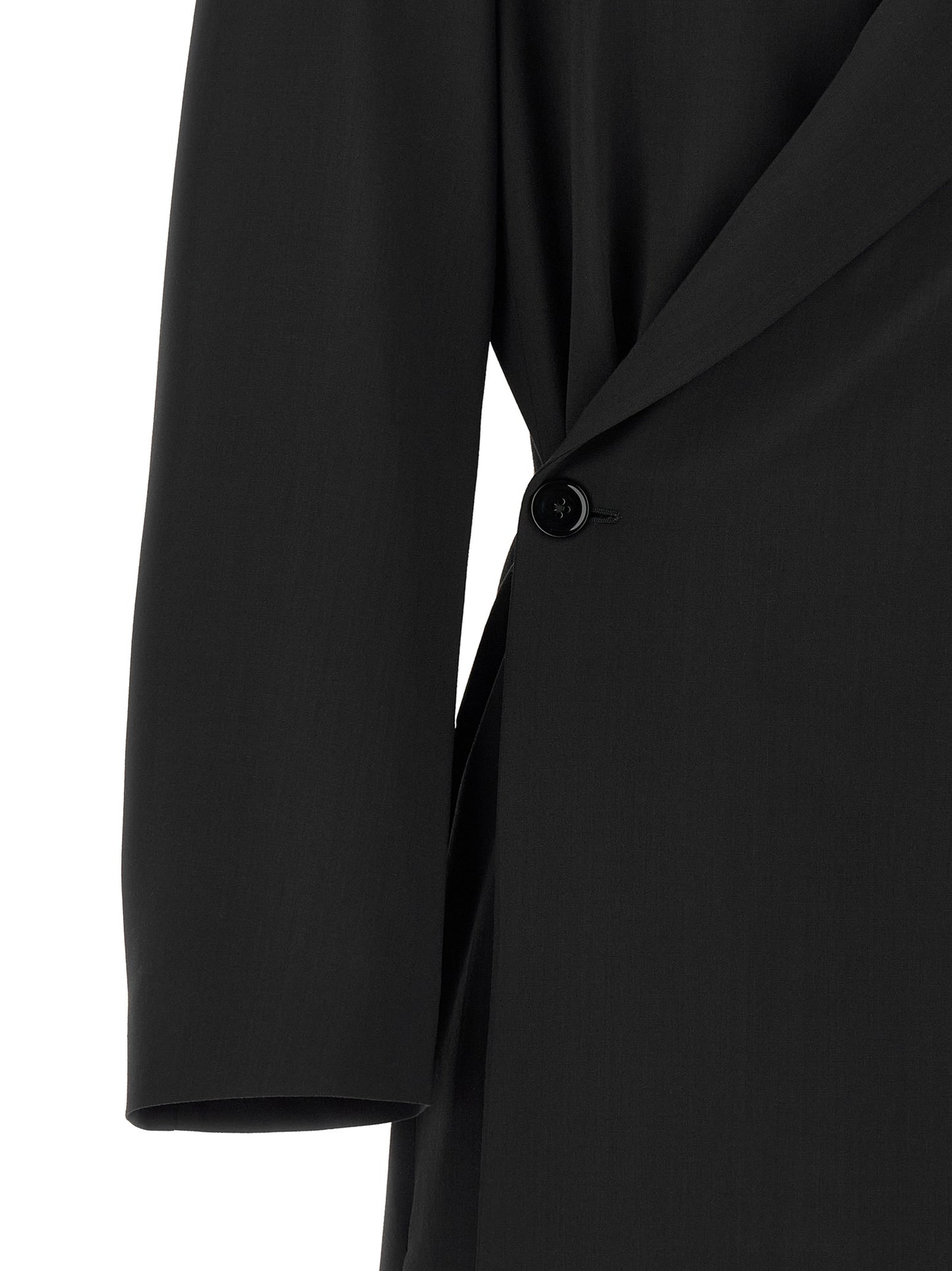 Lemaire Blue Wool Coat