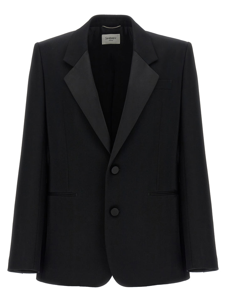 Saint Laurent Black Wool Blazer
