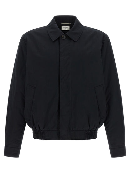 Saint Laurent Black Cotton Shell Jacket