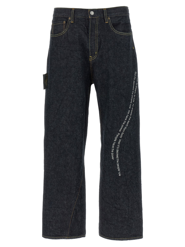 Undercover Blue Cotton Jeans Denim