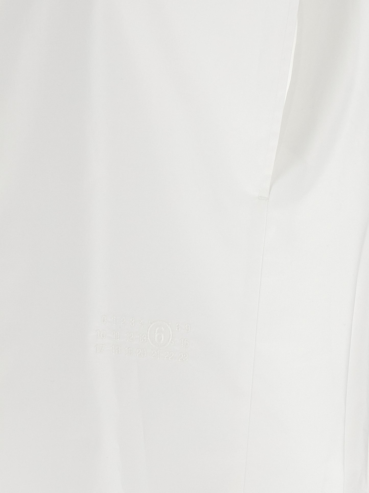 MM6 Maison Margiela White Cotton Blouse
