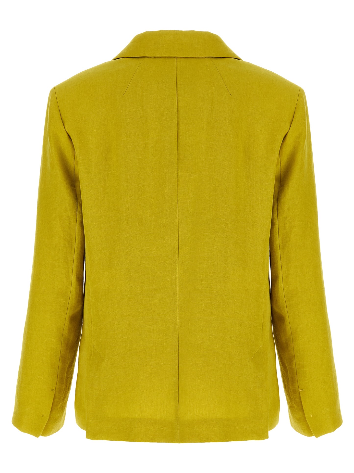'S Max Mara Bicolor Linen Blazer