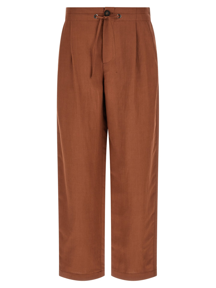 Brunello Cucinelli Multicolor Viscose Casual Pants