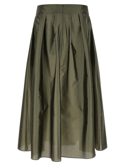 'S Max Mara Bicolor Polyester Mini Skirt