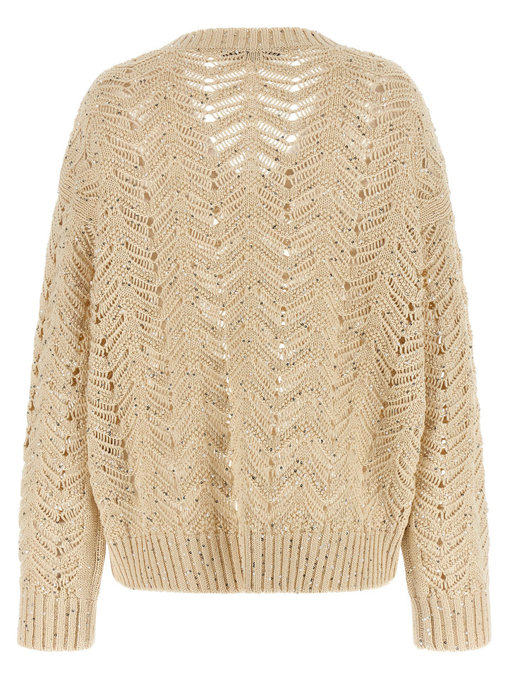 Max Mara Beige Cotton Cardigan