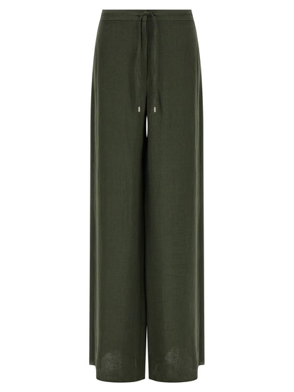 Max Mara Bicolor Linen Casual Pants