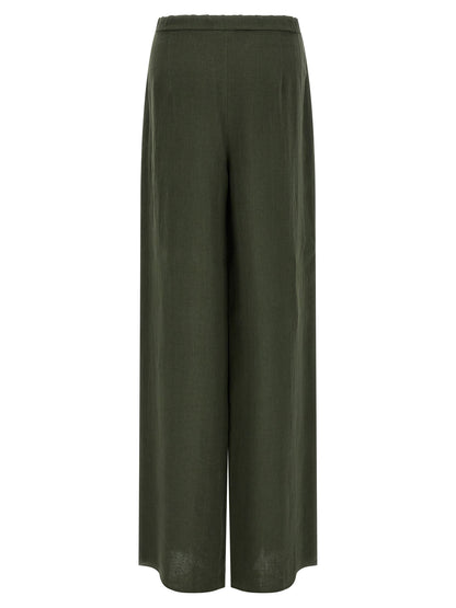 Max Mara Bicolor Linen Casual Pants
