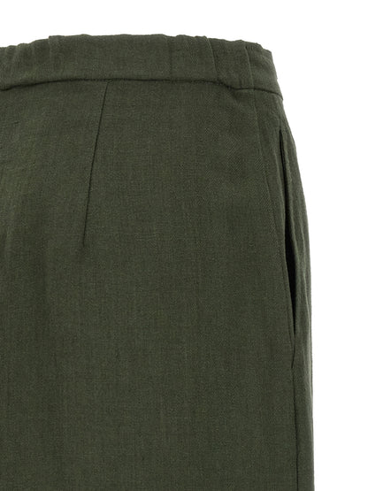 Max Mara Bicolor Linen Casual Pants