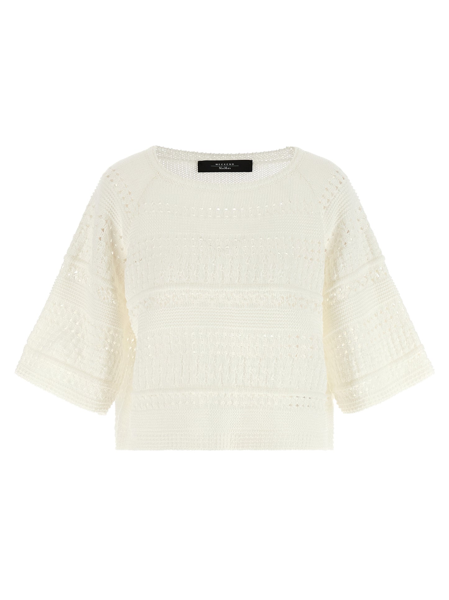 Max Mara White Cotton Cardigan