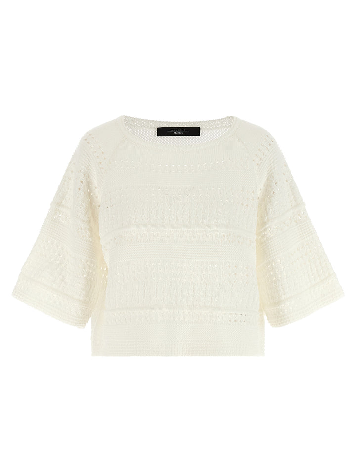 Max Mara White Cotton Cardigan