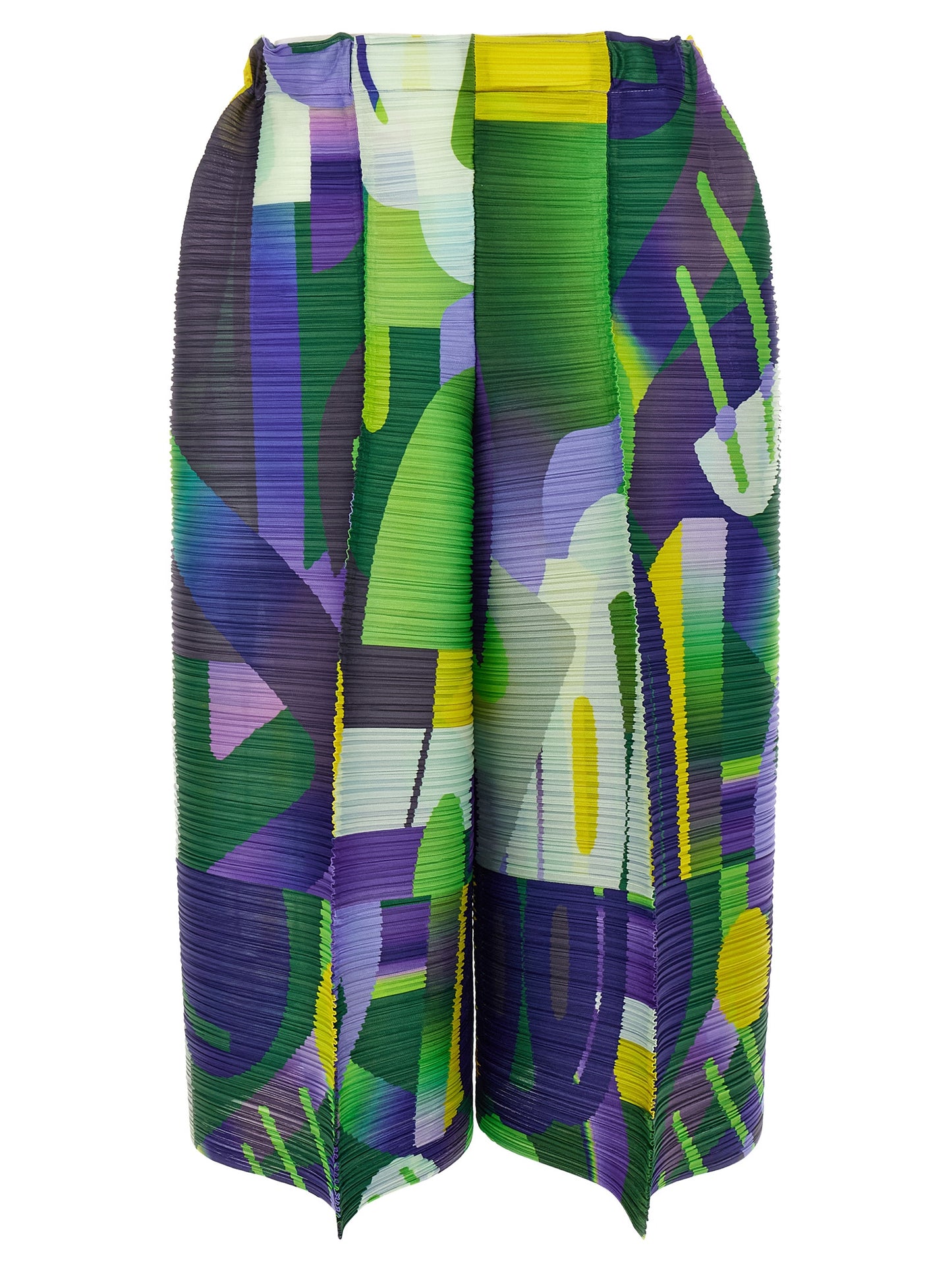PLEATS PLEASE ISSEY MIYAKE Multicolor Polyester Casual Pants