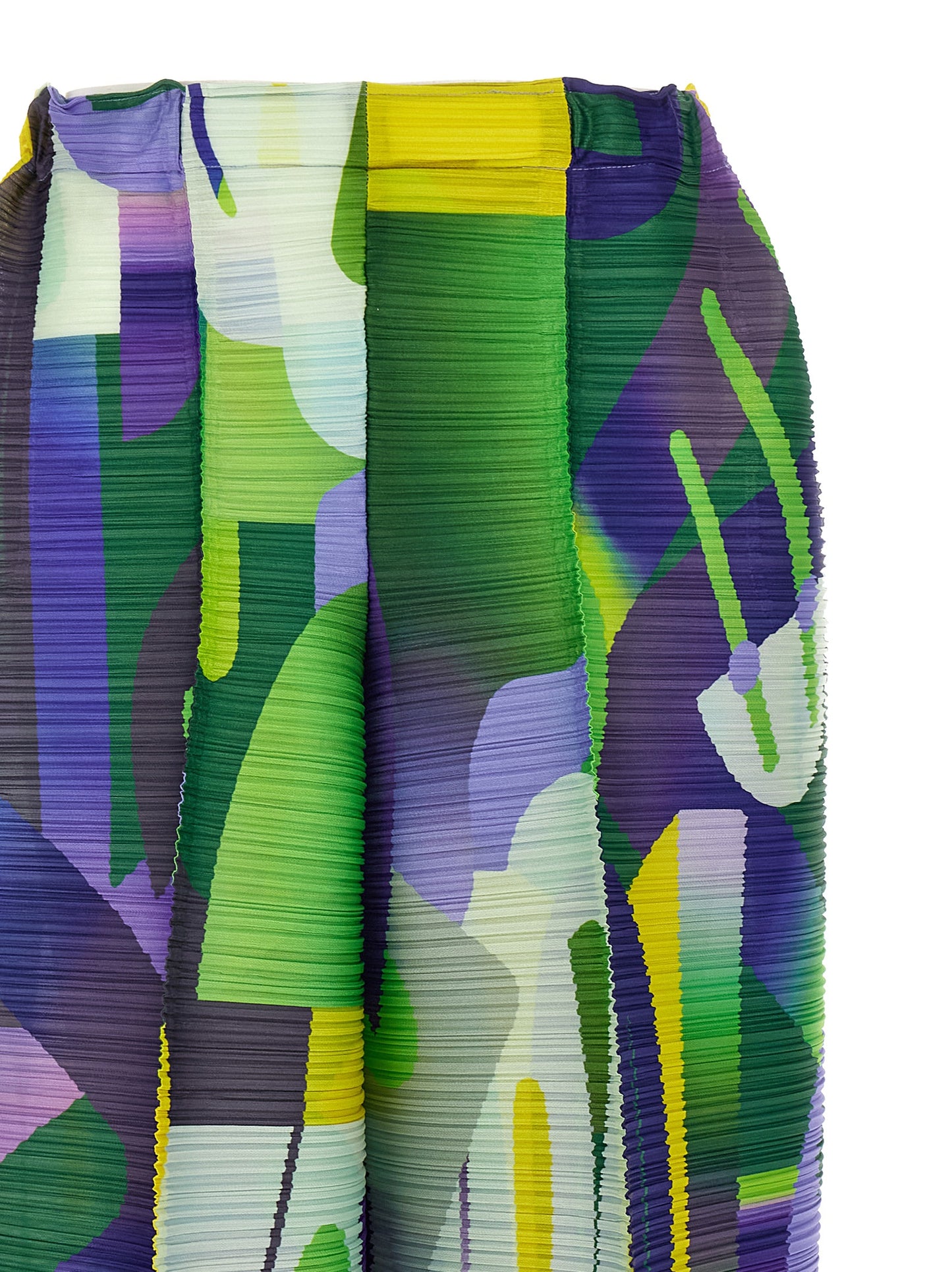 PLEATS PLEASE ISSEY MIYAKE Multicolor Polyester Casual Pants